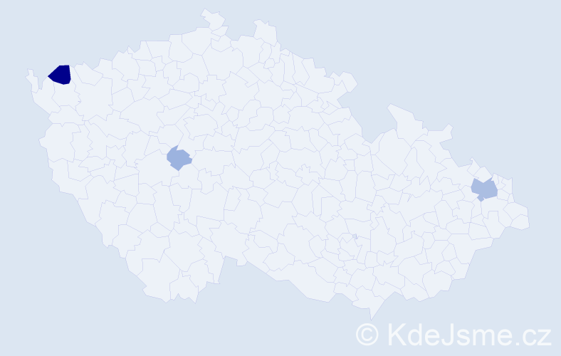 Příjmení: 'Grapa', počet výskytů 13 v celé ČR