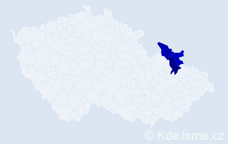 Příjmení: 'Kautzová', počet výskytů 3 v celé ČR