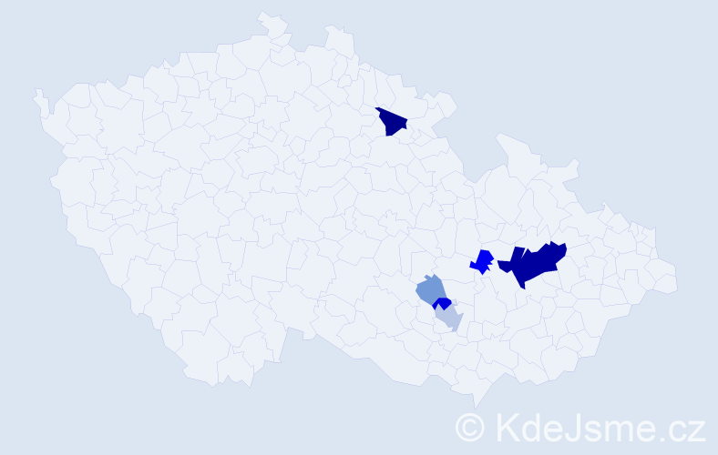Příjmení: 'Kirschbaum', počet výskytů 22 v celé ČR