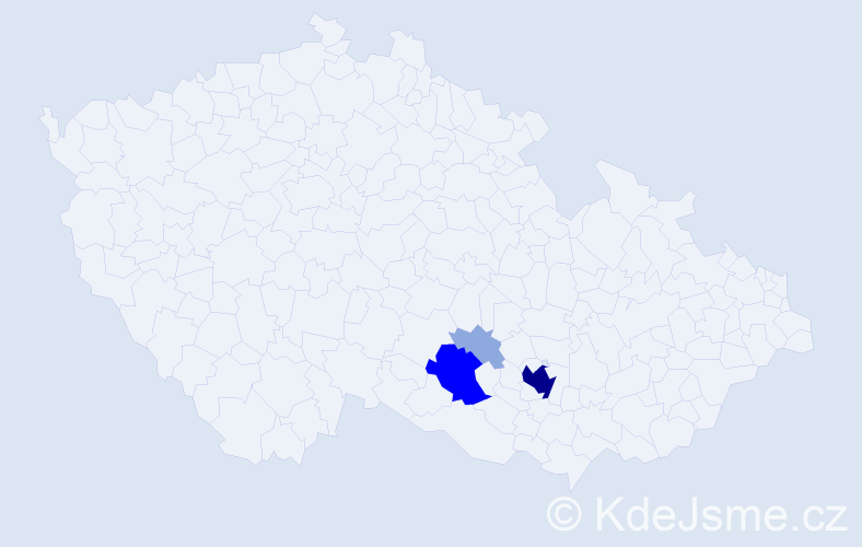 Příjmení: 'Werl', počet výskytů 10 v celé ČR