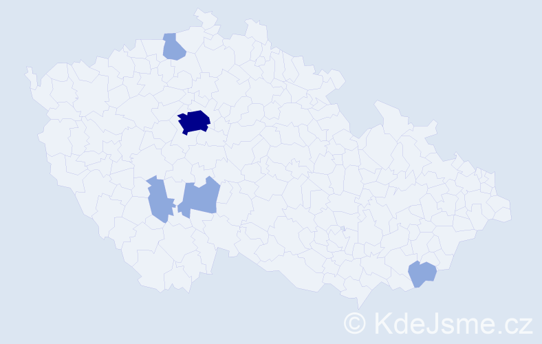 Příjmení: 'Kolesnichenko', počet výskytů 11 v celé ČR