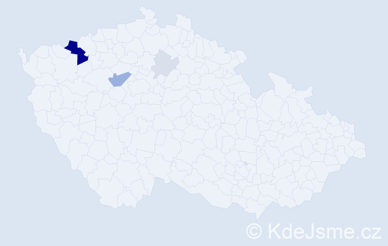 Příjmení: 'Fillausová', počet výskytů 16 v celé ČR
