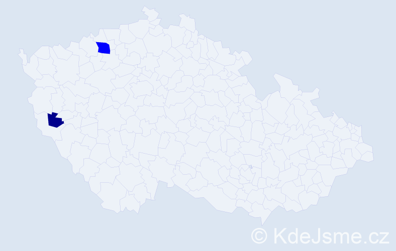 Příjmení: 'Rittner', počet výskytů 3 v celé ČR