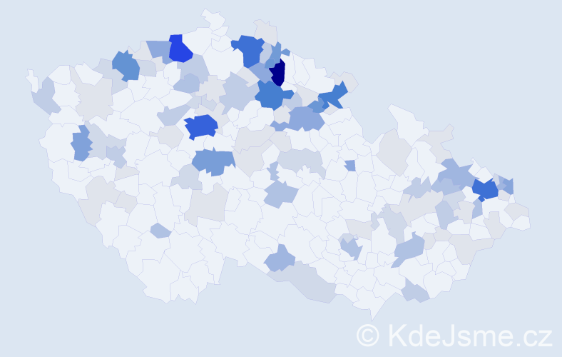 Příjmení: 'Samko', počet výskytů 354 v celé ČR