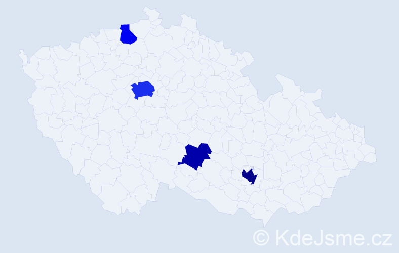 Příjmení: 'Marionda', počet výskytů 11 v celé ČR