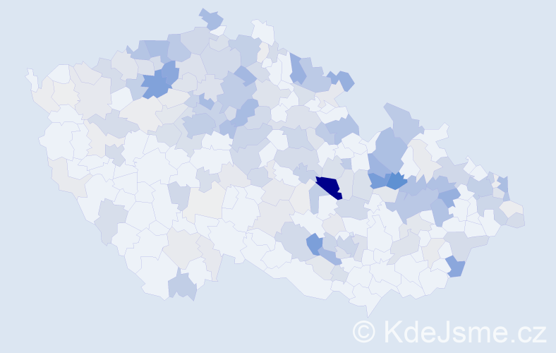 Příjmení: 'Dittrich', počet výskytů 760 v celé ČR