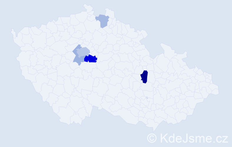 Příjmení: 'Weston', počet výskytů 12 v celé ČR