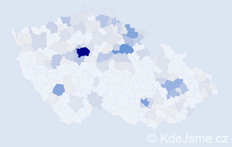 Příjmení: 'Pacáková', počet výskytů 495 v celé ČR