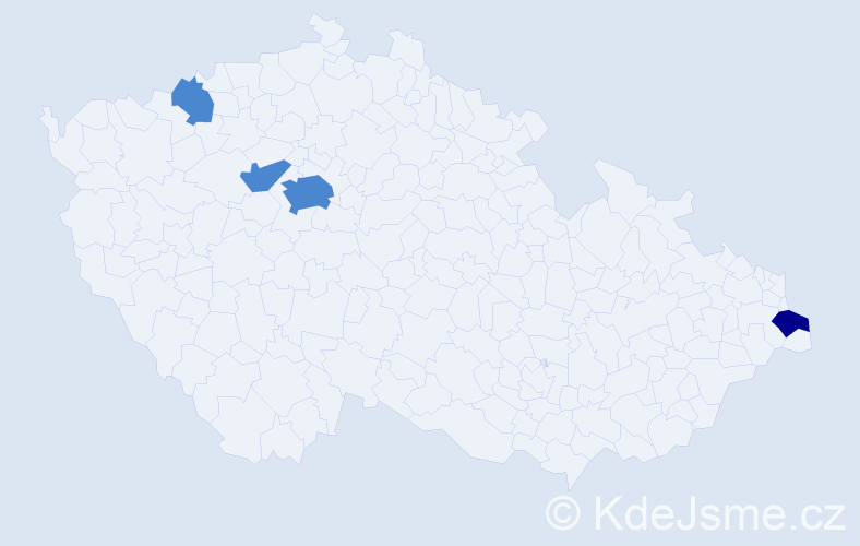 Příjmení: 'Perkovičová', počet výskytů 6 v celé ČR