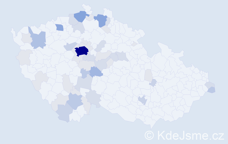 Příjmení: 'Kulišová', počet výskytů 136 v celé ČR