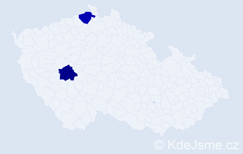 Příjmení: 'Rufeisenová', počet výskytů 2 v celé ČR