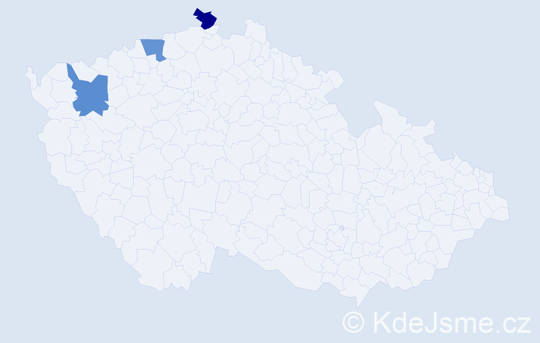 Příjmení: 'Lozhkin', počet výskytů 3 v celé ČR