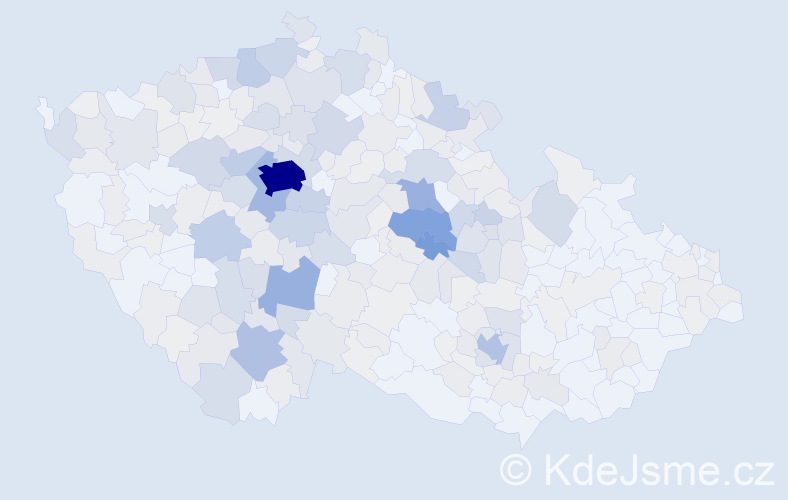 Příjmení: 'Boušková', počet výskytů 1307 v celé ČR
