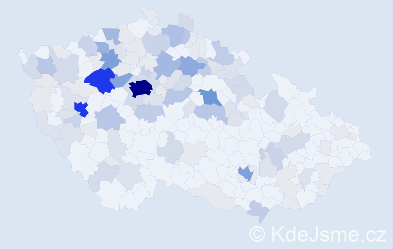 Příjmení: 'Raisová', počet výskytů 407 v celé ČR