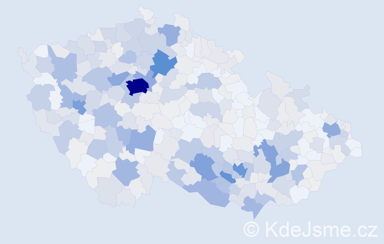 Příjmení: 'Řezáčová', počet výskytů 2095 v celé ČR