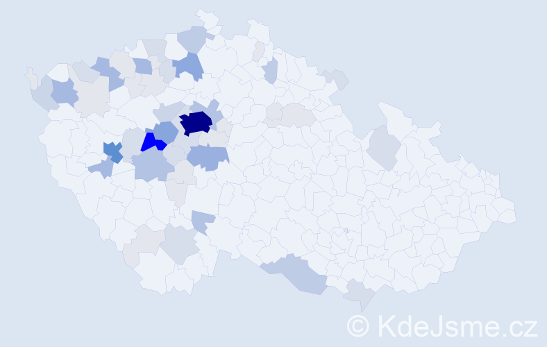 Příjmení: 'Hasman', počet výskytů 204 v celé ČR