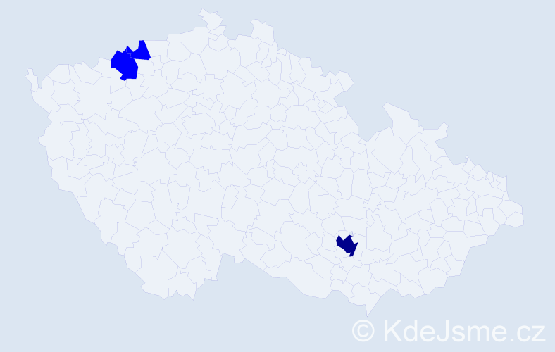Příjmení: 'Schnur', počet výskytů 4 v celé ČR