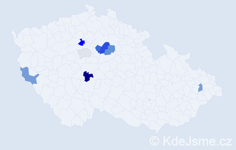 Příjmení: 'Leidl', počet výskytů 11 v celé ČR