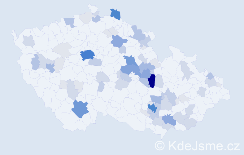 Příjmení: 'Mauer', počet výskytů 248 v celé ČR