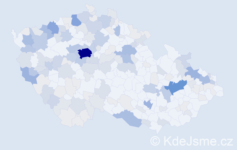 Příjmení: 'Becková', počet výskytů 494 v celé ČR