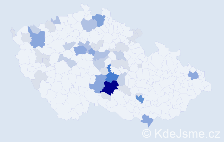 Příjmení: 'Duchan', počet výskytů 126 v celé ČR