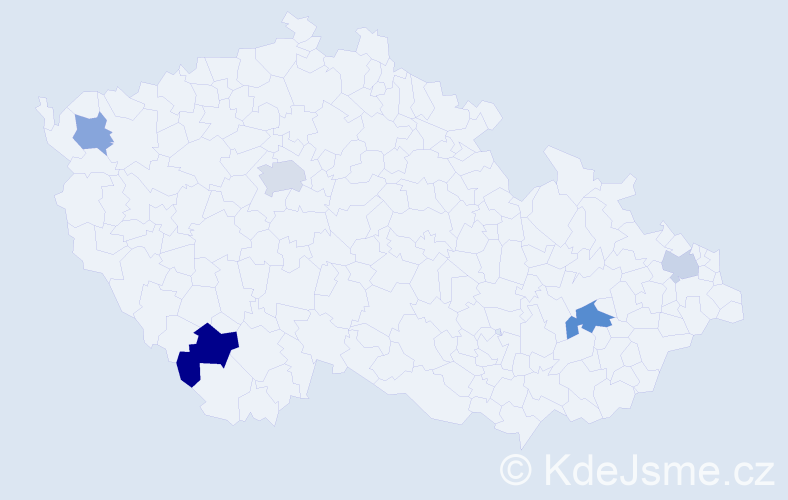 Příjmení: 'Kowalewská', počet výskytů 8 v celé ČR