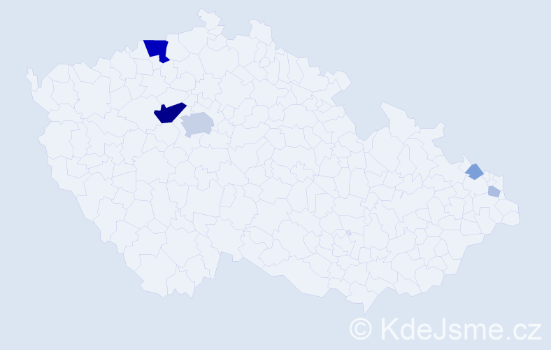 Příjmení: 'Kronberg', počet výskytů 22 v celé ČR