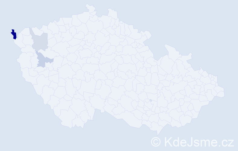 Příjmení: 'Viewegová', počet výskytů 6 v celé ČR