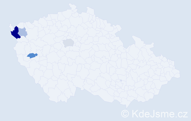 Příjmení: 'Strohmaierová', počet výskytů 10 v celé ČR