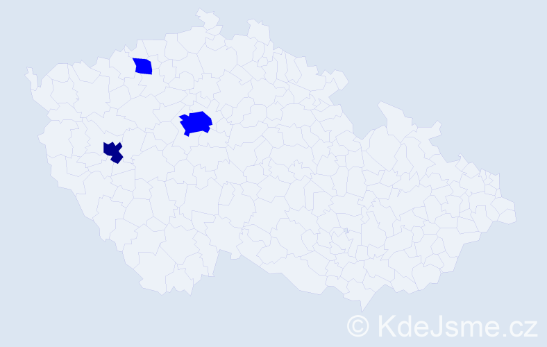 Příjmení: 'Asenovová', počet výskytů 4 v celé ČR