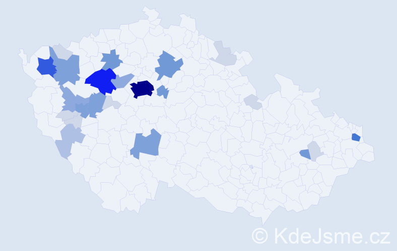 Příjmení: 'Lauberová', počet výskytů 94 v celé ČR