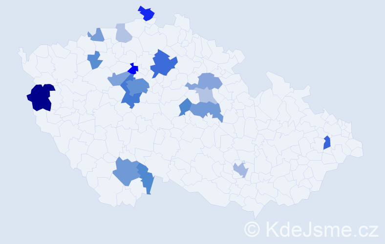 Příjmení: 'Loukotka', počet výskytů 57 v celé ČR