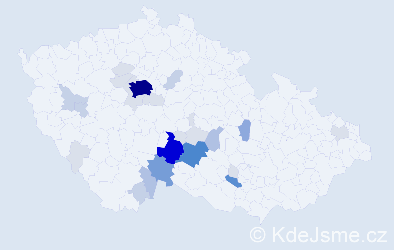 Příjmení: 'Aldorf', počet výskytů 98 v celé ČR