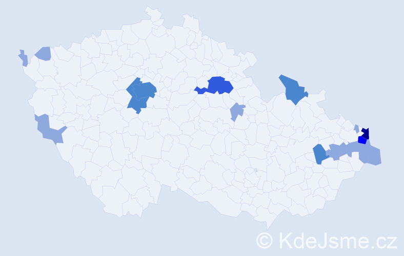 Příjmení: 'Gawlowská', počet výskytů 31 v celé ČR