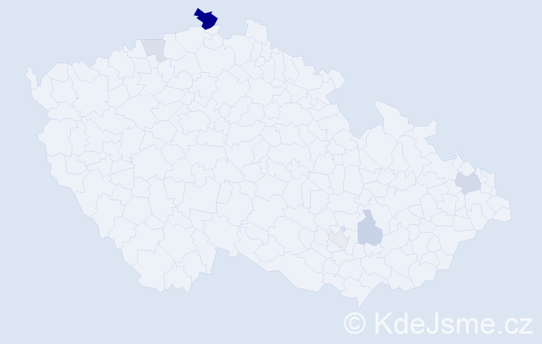 Příjmení: 'Wittgruberová', počet výskytů 14 v celé ČR