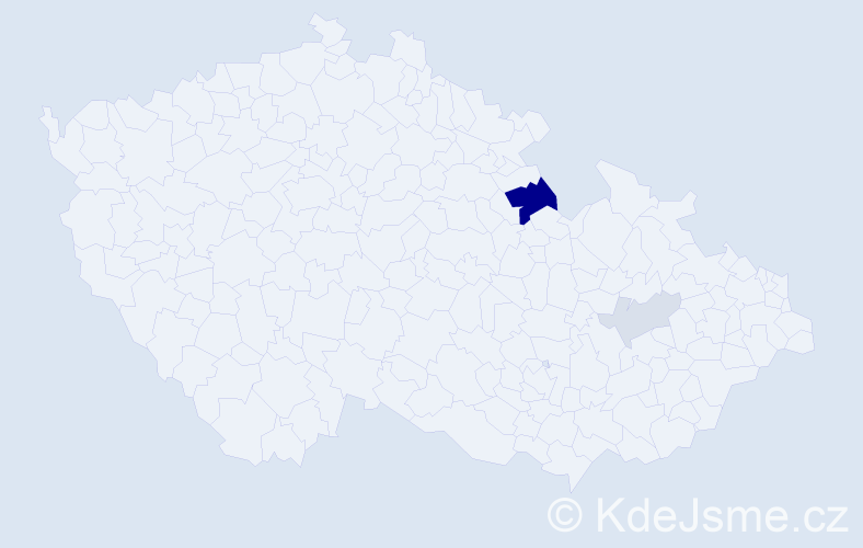 Příjmení: 'Luščák', počet výskytů 7 v celé ČR