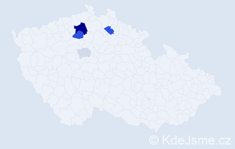 Příjmení: 'Martinovitz', počet výskytů 7 v celé ČR