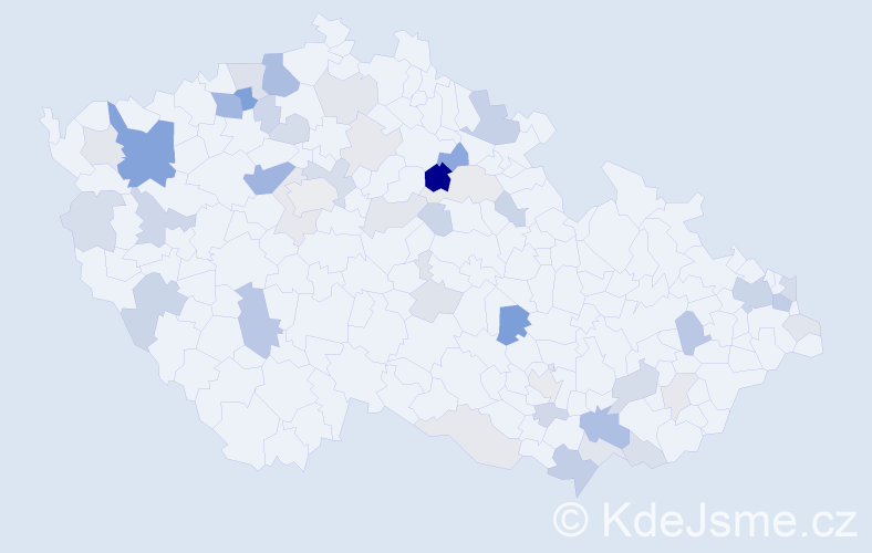 Příjmení: 'Škultétyová', počet výskytů 111 v celé ČR