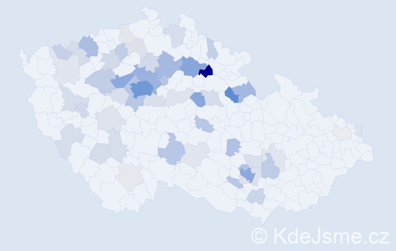 Příjmení: 'Kovalchuk', počet výskytů 193 v celé ČR