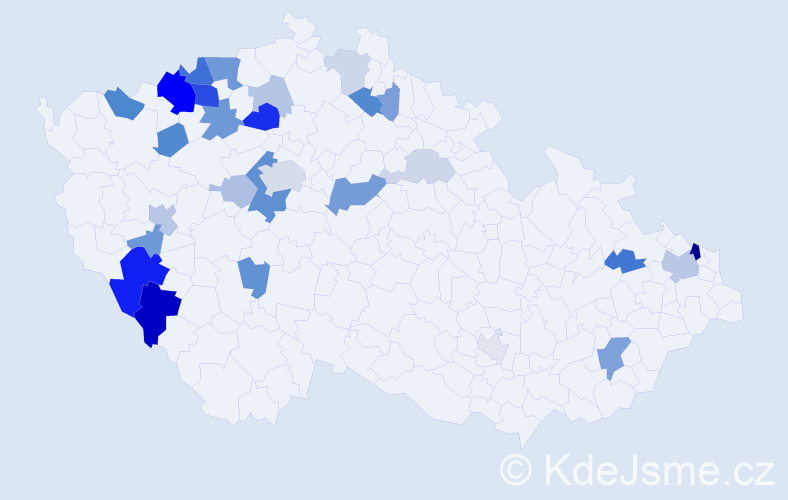 Příjmení: 'Rath', počet výskytů 73 v celé ČR