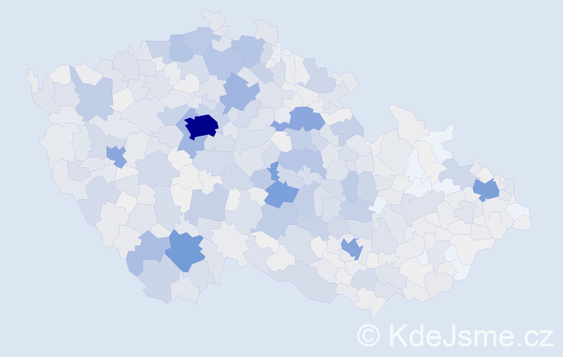 Příjmení: 'Bárta', počet výskytů 4751 v celé ČR