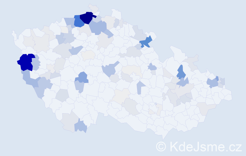 Příjmení: 'Jano', počet výskytů 552 v celé ČR