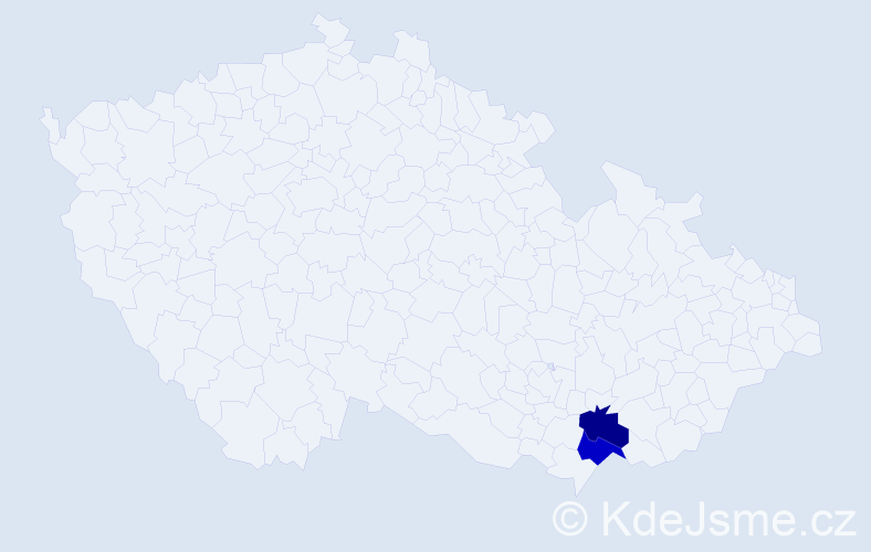 Příjmení: 'Gkaitatzi', počet výskytů 2 v celé ČR