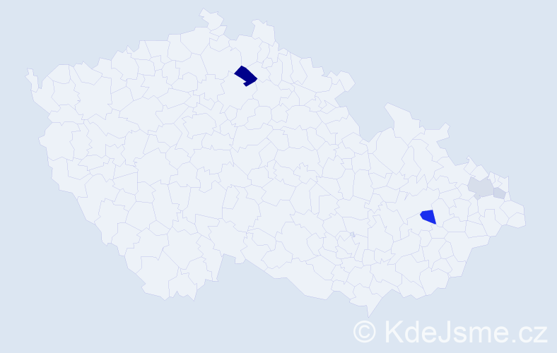 Příjmení: 'Koščuško', počet výskytů 8 v celé ČR