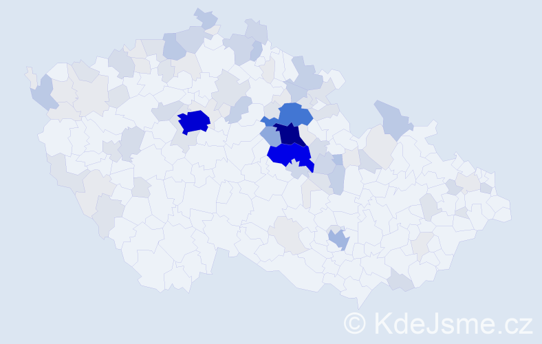 Příjmení: 'Pleskotová', počet výskytů 359 v celé ČR