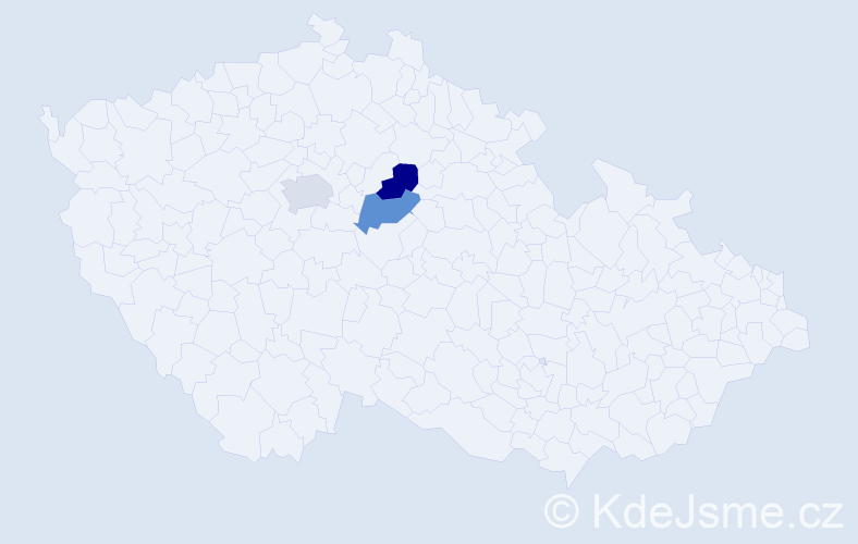 Příjmení: 'Perovská', počet výskytů 3 v celé ČR