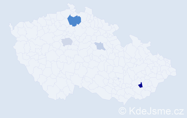 Příjmení: 'Skoch', počet výskytů 14 v celé ČR