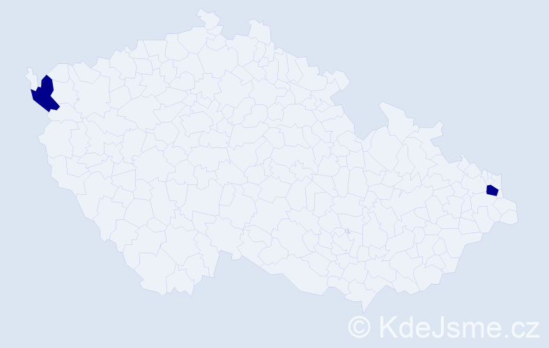 Příjmení: 'Filipčák', počet výskytů 2 v celé ČR