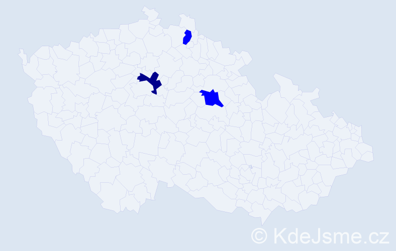 Příjmení: 'Pschera', počet výskytů 4 v celé ČR