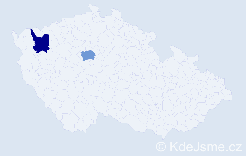 Příjmení: 'Nushi', počet výskytů 12 v celé ČR